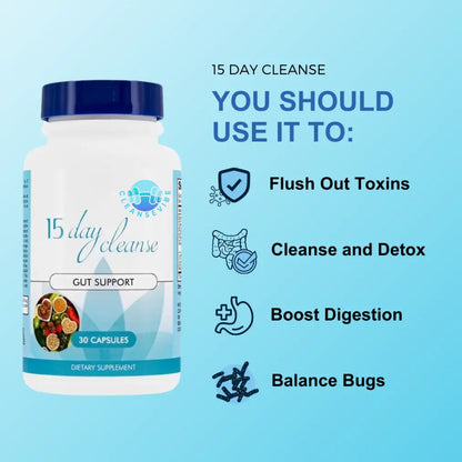 CleanseVibe™  15-Day Gut Detox & Colon Cleanse Capsules CLEANSEVIBE™ Vendor